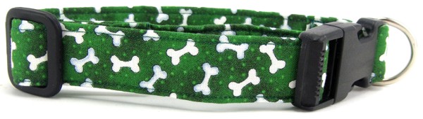 Green Bones Dog Collar