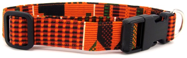 African Kente Print Dog Collar