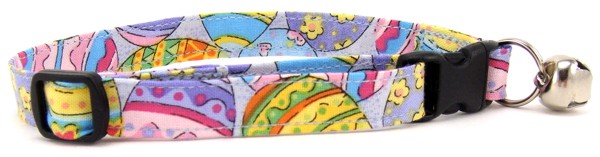 Pastel Easter Eggs Cat Collar