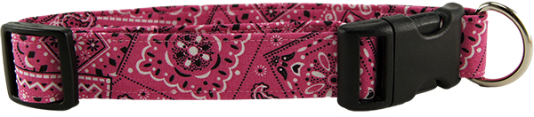 Pink Bandana Dog Collar