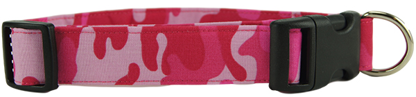 Pink Camo Dog Collar