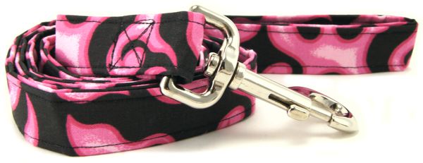 Pink Flame Dog Leash
