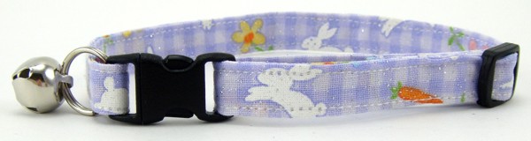 Tossed Bunnies Cat Collar