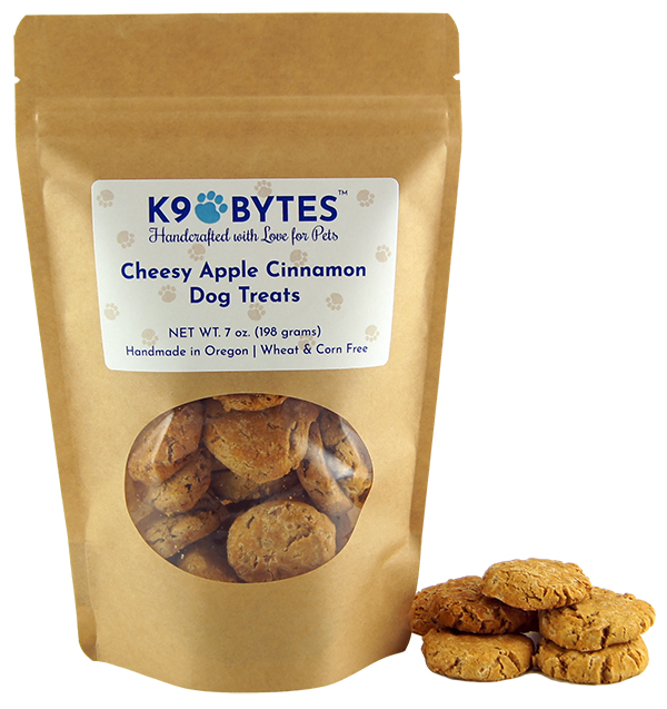 Homemade Cheesy Apple Cinnamon Dog Treats