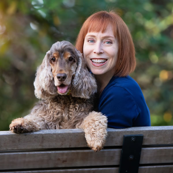 Shannon Barnard, Creative Director of K9 Bytes with Rogue